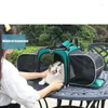 Porteurs de chats animaux de compagnie sort voyage transportable sac à dos d'été espace respirant grand-capacité et chien multifonctionnel