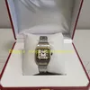 Foto real com relógios de caixa para mulheres tamanho pequeno 23mm w20012c4 Dial prateado 18k amarelo ladys quartzo movimentos mulheres pulseira relógio de pulso relógios de pulso