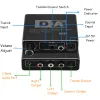 Converter GRWIBEOU HIFI DAC Digital till analog ljudomvandlare RCA 3,5 mm hörlurarförstärkare Toslink Optisk koaxial utgång Portable DAC