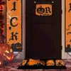 バスマットハロウィーンカボチャドアマットウェルカムゲストフロントドアマットの装飾