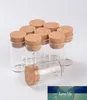 5 ml 10 ml 12 ml mini -glazen flesjes in vitro flessen met kurken stopglas testbuis transparante metselaarpotten 100 pks4488805