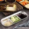 Platen Koreaans 304 roestvrijstalen smaak Dish Pot kruiden El Saus Klein bord
