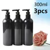 Liquid Soap Dispenser 3pcs 300mL Empty Lotion Pump Bottle Shampoo Refillable Water Bathroom Portable Dispensers