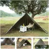 Tents And Shelters 4X 3X Awning Waterproof Tarp Tent Shade Tralight Garden Canopy Sunshade Outdoor Cam Tourist Beach Sun Shelter Drop Dhq6N