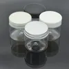 Bouteilles de rangement 60 ml Plastique en plastique Clair Cream Jar de lotion avec joint remplissage bouteille de voyage vide Small Capacité Sous-package