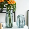 Вазы Nordic Glass Vase Vase Aesthetic Ikebana Design Tall Hydroponic Grand Luxury Modern Floreros Home Украшение WK50VA