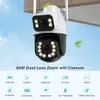 IP CAMERAS 8MP 4K PTZ WiFi Camera IP Protection de sécurité Double Couleur de l'objectif Couleur nocturne Vision Auto Track CCTV CAME CAME CAMERIE ICSEE ICSEE Application 24413