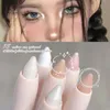 Eye Shadow Lying Silkworm Highlighter Pen Korean Eyes Makeup Matte White Pearl High-gloss Brightening Glitter Eyeshadow Stick 240408