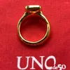 Cluster Rings 2024UNODE50 European And American Product Selling Creative High Quality Gem Ring Women's Romantic Jewelry Gift Bag