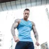 Muscle Fitness Brüder 2021 Herren laufen Weste Sport Fitnesstraining Top Bodybuilding Atmungsaktives elastisches T-Shirt