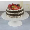Plates Dessert Fruit Plate Table Tall Cake White Ceramic Tray Home Dining European Style Frame Wedding Props