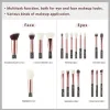 Kits Jessup Makeup Brushes Set 20pcs Make Up Brush Foundation Powder Brushes NaturalSynthetic Rose Gold /Black Brades Kit