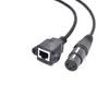 2024 Canon 3-ядерный 3-ядерный до RJ45 Audio Cable, 3-ядерный 3-ядерный XLR-женский и сетевой кабель, разгибательный кабель аудиосигнала-для Canon