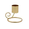 Ljushållare Metal Leaf Ring Holder For Creative Candlestick Ornament Desktop Decor Romantic Dinner Dining Table Decoratio