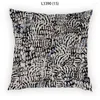 Pillow Polyester Linen Material Simple Sofa Art Cover Gift Nordic 2024 Décoration de maison moderne décorative 45x45cm E2436