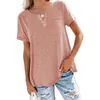 Blouses pour femmes Soft Women Tee T-shirt T-shirt élégant V-col