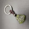 Anneaux Vente chaude A ++ Natural Moldavite Green Aerolites Crystal Stone Keychain Energy apotropaic4g6g / lot + livraison gratuite