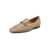 Chaussures habillées 2024 Spring Women Pomps Le cuir naturel 22-25 cm