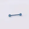 Stijlen 1 st tong Piercing vergulde ringen meisjes industriële barbells kwaliteit body ring 240409