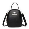 Shoulder Bags Women Mini Bag 3 Layer Soft Faux Leather Fashion Handbag Crossbody Messenger Luxury Designer Purse