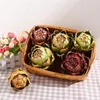 Fiori decorativi Lifeleo -Bellissimi piante succulente di carciofo Succulente uniche Ornamenti vintage unici Ornamenti di frutta in finto verde alla moda