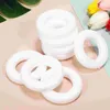 Flores decorativas 30 PCS Garra de Navidad Marco de guirnaldas Bubble Círculo de espuma Círculos Formas Crafts Suministros redondos