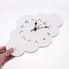Horloges murales Cloud pratique décorer le bureau de décoration en bois de chambre à coucher silencieuse