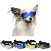 Hundekleidung Sonnenbrille für kleine große Hunde UV -Schutz Haustiergläser faltbar Brillenbrillen Augenkleidung