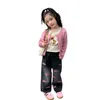 Jeans Mode Girls Brief Stickerei Ins Kinder lässige Jeanshose 2024 Frühlings Kinder Straight Cowboys S1129 Drop Lieferung Baby Mater Dhqt9