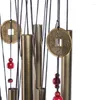 Decorative Figurines Practical Useful Wind Chime Large Tubes Bells Home Ornament Outdoor/indoor Supply Yard Accessory Church Decoration