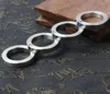 Yeni Paslanmaz Çelik Metal Knuckle Duster Finger Tiger Selfefense Dört Parmak Güvenlik Fitness Egzersiz Cep EDC Tool3901170