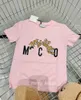 Sommer Kinder Luxusdesigner Infant T-Shirts Mädchen Jungen Hemden Bären Muster Tees Frühling Kurzarm Kinder Kleidung Outwee