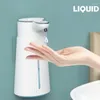 Płynny dozownik mydła bezskuteczny automatyczny USB-C ładujący montowany na ścianach inteligentna pianka żelowa pralka ręczna środka odkażającego 400 ml do łazienki