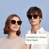 Sunglasses YURERSH Folded TR90 Polarized For Men Lenses Vintage Sun Glasses Women Fold With Case Eyewear UV400 Y117