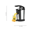 Juicers Stainless steel handpressed electric juicer Taiwan juice machine lemon orange juice separation cooking machine