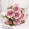 Decorative Flowers Artificial Flower Natural Color Delicate Feel Fake Sunflower Wedding Decoration Carnation Strong Sense Of Hierarchy