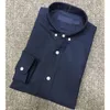 High Quality Mens Shirts Top small horse Embroidery blouse Long Sleeve Solid Color Slim Fit Casual Business clothing Long-sleeved shirt Normal size multiple colour