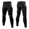 Pants Sport Tights Men RPO Compression Leggings Side Phone Pocket Base Layer Trousers Fitness Training Pants