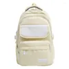 Sacs d'école Partement intérieur sacs à dos décontractés Softback 2024 pour femmes zipper en nylon mochilas polyvalent para mujer