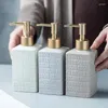 Liquid Soap Dispenser Noordse luxe badkamer keramische lotion fles douchegel Hand creatieve accessoires