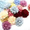 Decorative Flowers Bulk10cm Large Artificial Flower Silk Dahlia Chrysanthemum Head For Wedding Home Decor DIY Wall Floral Accessories