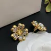 Luxury, Crystal, Gold Stud earrings, Designer earrings, Classic, carved portraits of mythological goddesses, fashion, personality, Designer Ladies jewelry, Party