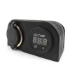 قاعدة خيمة Car USB مع USB Voltmeter وقاعدة تغطية توصيل سجائر ولاعة السجائر لقارب الدراجات النارية الشاحنة ATV مع 1/2/3 ثقوب