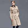 Capas de gabardina para hombres Spring and Autumn Youth Coat Handsome Style British Size 6xl Chaqueta de un solo pecho