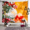 Tapisseries de l'année de Noël décoration tapisserie festive balle mur art salle vivant à la maison