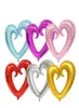 Décoration de fête 40inch Giant Hook Heart Foil Balloons Mariage Hollow Helium Ballon Valentine039 Day Decor anniversaire Globos2545856