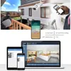 IP-Kameras IP-Kamera WiFi 4MP Outdoor Home Security Security Video Überwachung Video mit Camara HD 1080p Wireless Wi-Fi-Audio-Datensatz Camhi Cam 240413