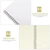 Diario di sublimazione blank white notebooks a5 blocco notepad pagine non finita per lo studente