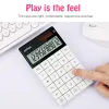 Calculators 12 Large Display Flat Panel Button Solar Dual Power Supply Calculator Financial Accounting Student Office Will Carry Calculator