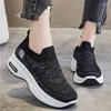 Casual Shoes Female 2024 Spring Women's Sneakers Lady Increase Height Trainers Students Mesh Breathable Thick Sole Sports